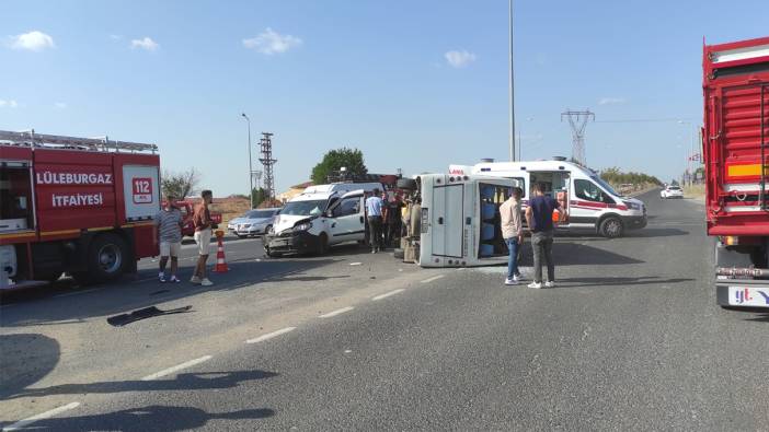 Kırklareli’nde trafik kazası: 3 yaralı