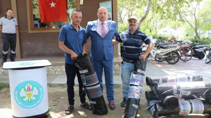 Manisa'da üzüm üreticilerine sergi örtüsü desteği