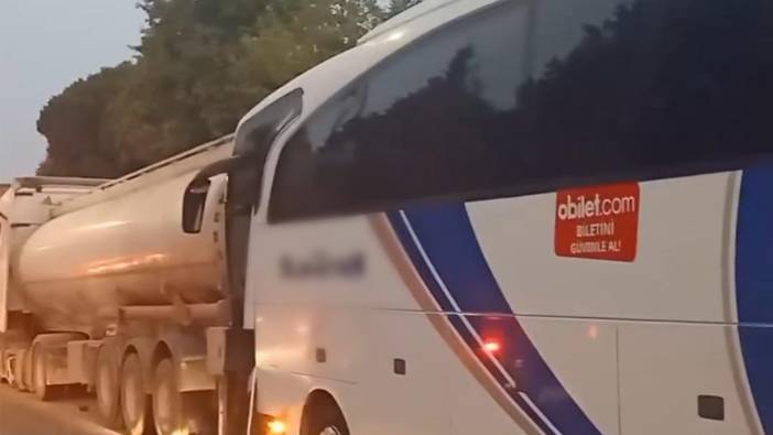 Manisa’da yolcu otobüsü tankere çarptı: 21 yaralı