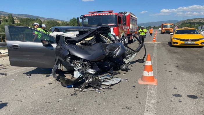 Tokat'ta feci kaza! 1 ölü, 1 ağır yaralı