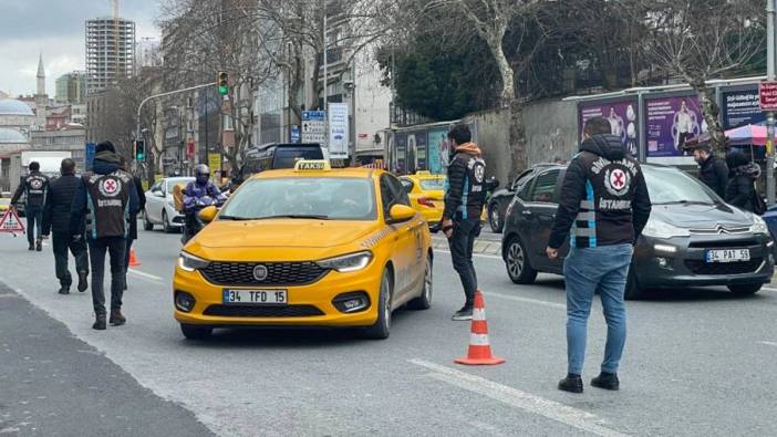 Denetime takılan taksici: “Zaten cezayı ödemiyoruz”