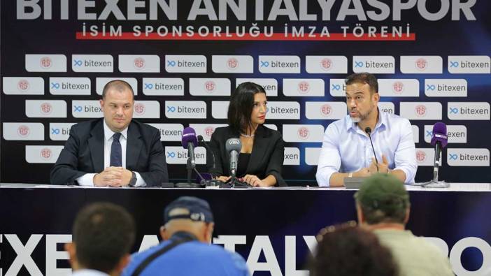 Antalyaspor, Bitexen ile sponsorluk anlaşması imzaladı