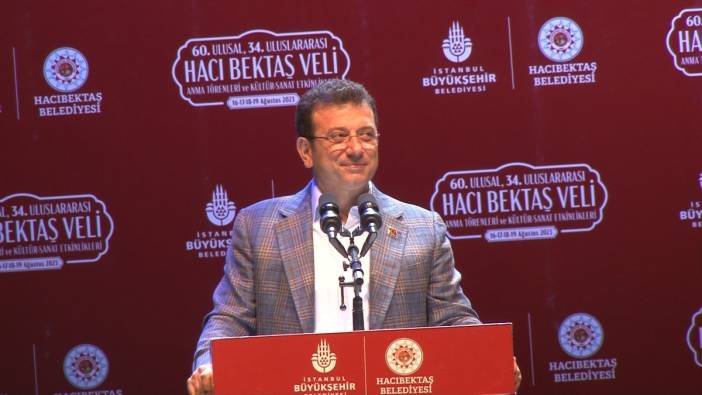 İBB Başkanı İmamoğlu Nevşehir’de Hacı Bektaş Veli Anma Etkinlikleri'ne katıldı