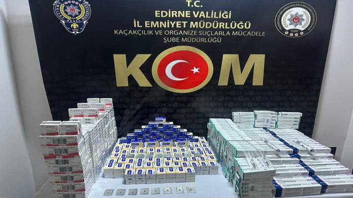 Gümrük kaçağı ilaçlar polisten kaçamadı: Vücut geliştirme ve cinsellik ilaçlar yakalandı