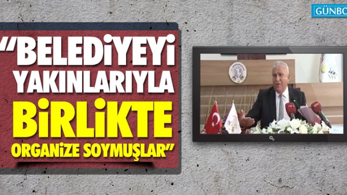 CHP'li Mehmet Fatih Atay: "Belediyeyi yakınlarıyla birlikte organize soymuşlar"