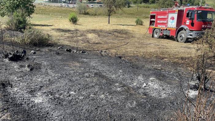 Kastamonu'da anız yangını