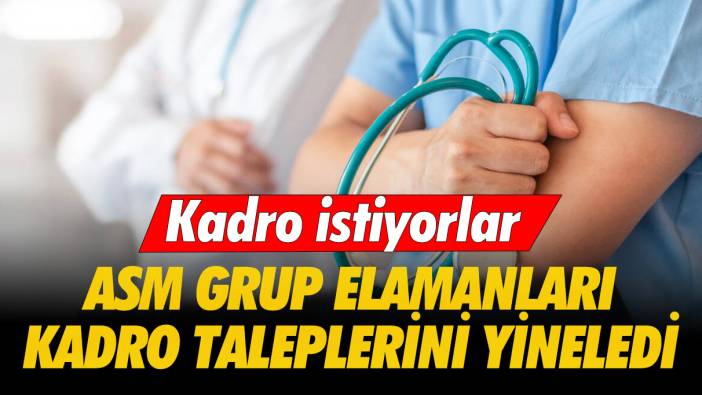 Aile Sağlığı Merkezi Grup Elemanları kadro istiyor