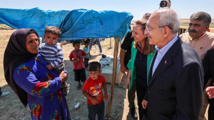 Kılıçdaroğlu, mevsimlik tarım işçileriyle görüştü