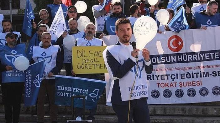 Hürriyetçi Eğitim Sen Tokat Şubesi'nden iş bırakma kararı