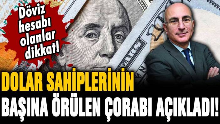 Mahfi Eğilmez, dolar sahiplerinin başına örülen çorabı açıkladı: "Olacağı buydu"