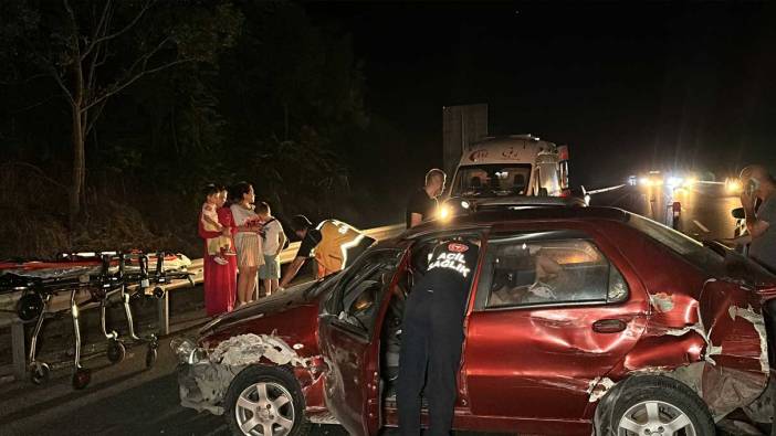 Düzce'de zincirleme kaza: 6 yaralı