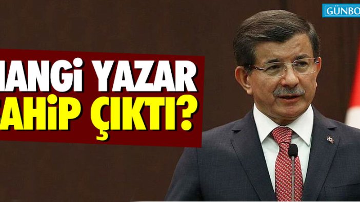 Sevilay Yılman, Ahmet Davutoğlu'nu savundu