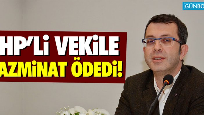 Turgay Güler, CHP'li Mahmut Tanal'a tazminat ödedi