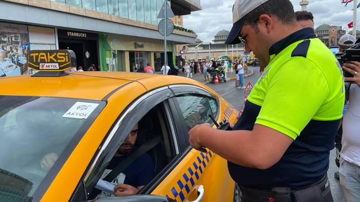 İstanbul'da yolcu seçen taksicilere ceza