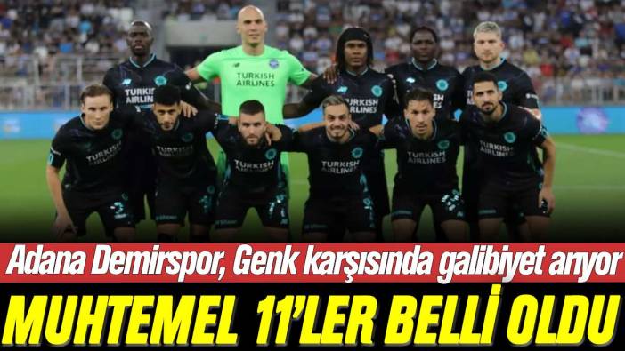 Genk-Adana Demirspor maçı saat kaçta ve hangi kanalda yayınlanacak?