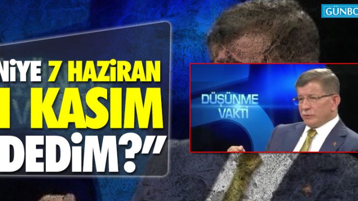 Ahmet Davutoğlu'ndan önemli açıklamalar!