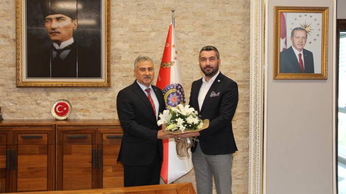 Başkan Akan’dan Müdür Aktaş’a hayırlı olsun ziyareti