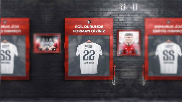 Beşiktaş'tan beğeni rekoru kıran Zaynutdinov paylaşımı: Acil durumda formayı giyiniz!