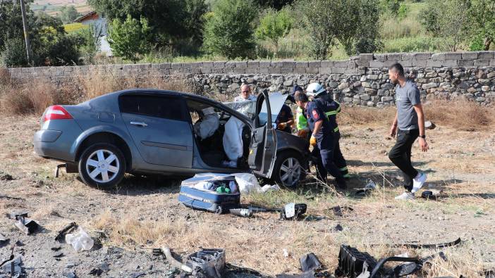 Samsun'da iki otomobil çarpıştı: 1 ölü, 7 yaralı