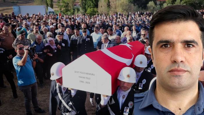 Uyuşturucu tacirlerinin şehit ettiği polise acı veda