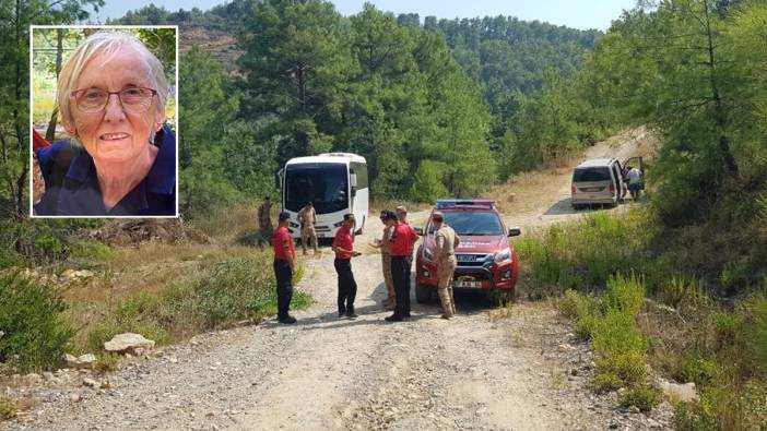 Antalya'da kaybolan Alman turist için 3 dilde ilan asıldı