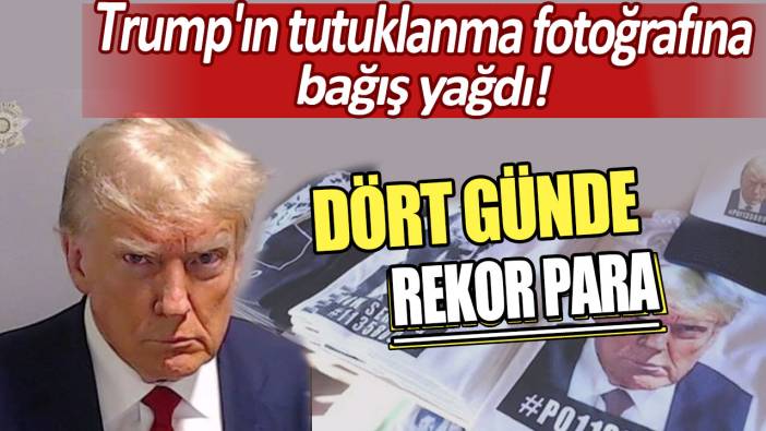 Trump'ın tutuklanma fotoğrafına bağış yağdı: Dört günde rekor para