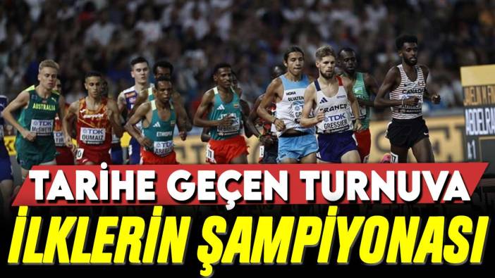 Şampiyona tarihine geçen organizasyon: 19. Dünya Atletizm Şampiyonası'nda bir ilki başardılar