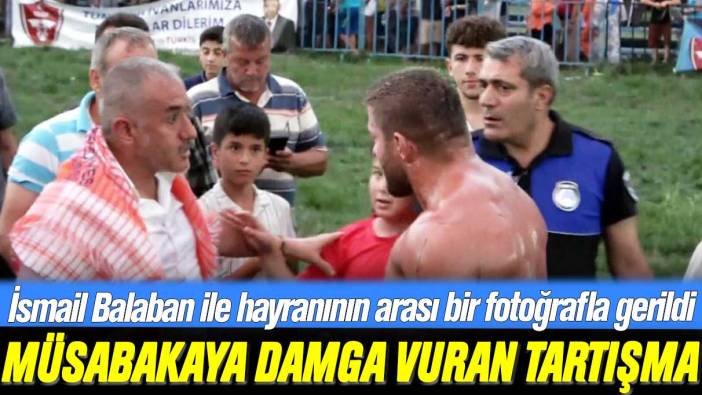 Müsabakaya damga vuran tartışma: İsmail Balaban ile hayranının arası bir fotoğrafla gerildi