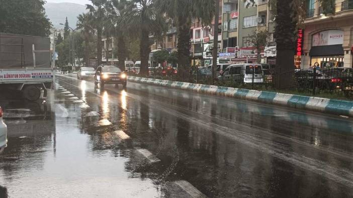 Kahramanmaraş’ta sağanak yağış etkili oldu