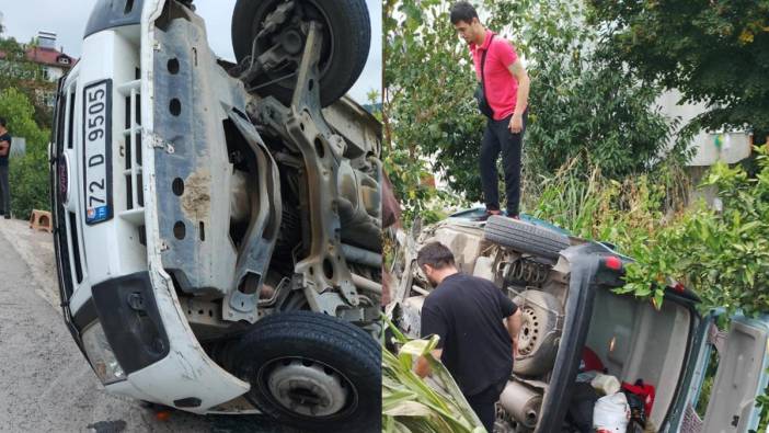 Ordu'da fındık işçilerinin servisi kaza yaptı: 17 yaralı