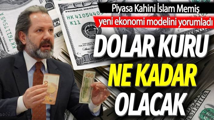 Dolar kuru ne kadar olacak: Piyasa Kahini İslam Memiş yeni ekonomi modelini yorumladı