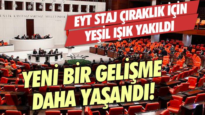 Staj ve çıraklık mağdurları için yeşil ışık! Yeni bir gelişme daha yaşandı