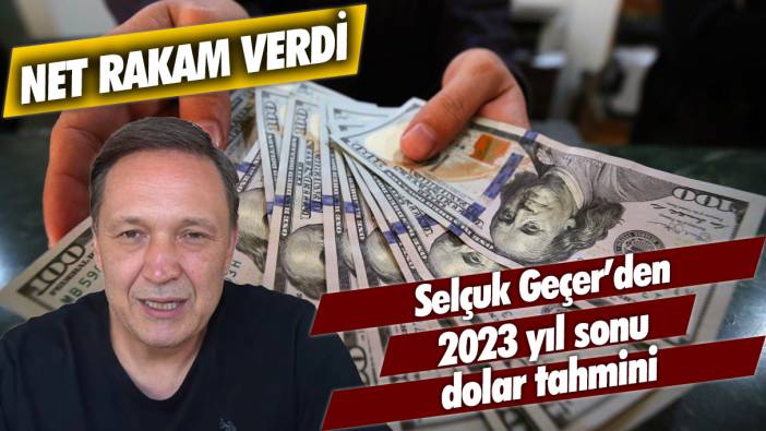 Ünlü ekonomist Selçuk Geçer'den 2023 yılı sonu dolar tahmini: "En iyi ihtimal..."