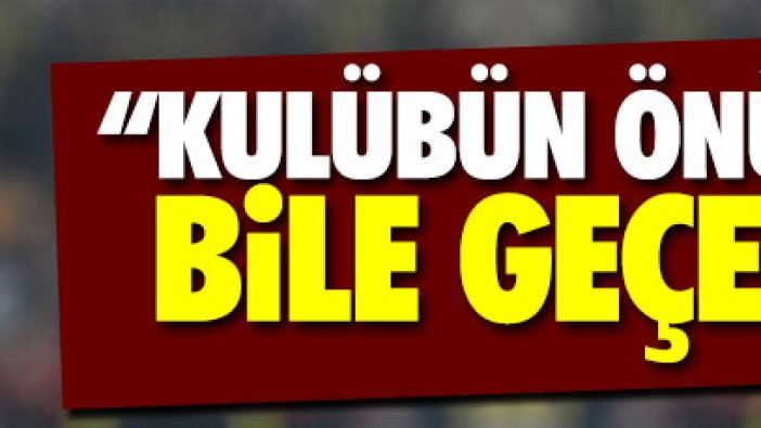 Serdal Adalı: "Mehmet Ekici kulübün önünden bile geçemez"