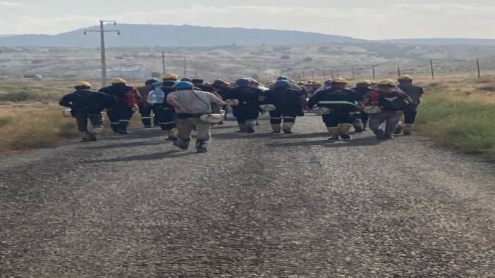 Eskişehir’de işçiler kendini madene kapattı