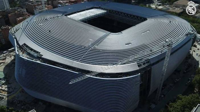 900 milyon euroya yenilenen Santiago Bernabeu'nun son hali