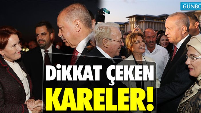 30 Ağustos resepsiyonunda dikkat çeken kareler!