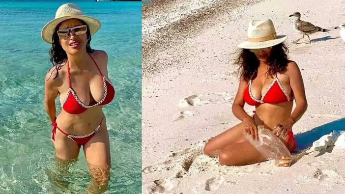 Salma Hayek 57. doğum gününü bikinili fotoğrafıyla kutladı