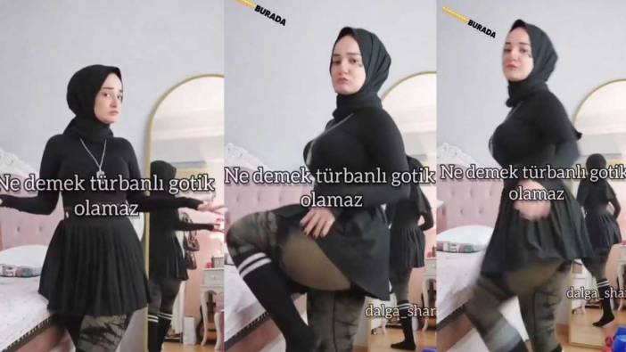 Kendisine "türbanlı gotik" diyen genç kızın görüntüleri tartışma yarattı