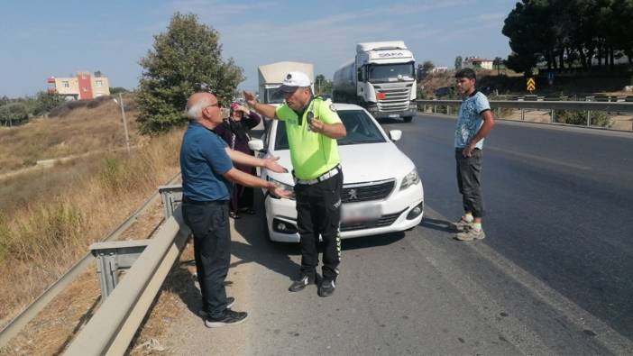 Yaralamalı kazaya giden polisin maddi hasarlı kazada ‘haklılık’ mesaisi