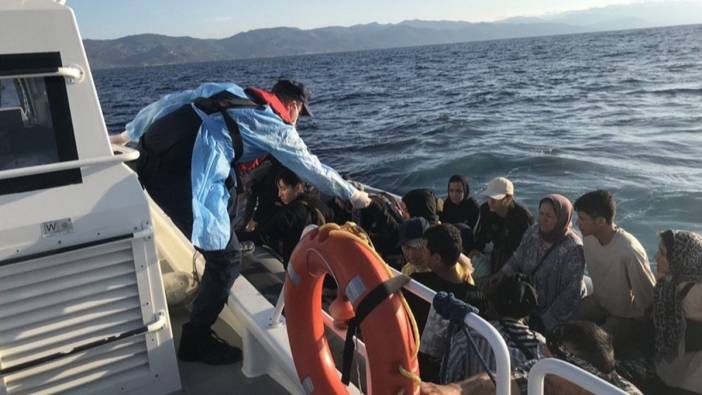 Yunanistan'ın ölüme ittiği 39 kaçak göçmen kurtarıldı