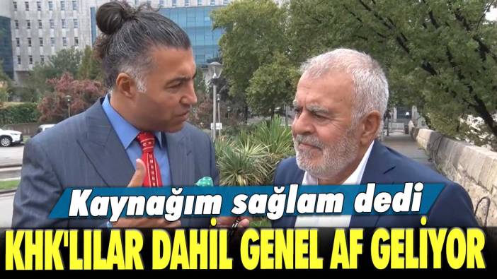 Kaynağım sağlam dedi: Cumhuriyetin 100. yılına özel KHK'lılar dahil genel af geliyor