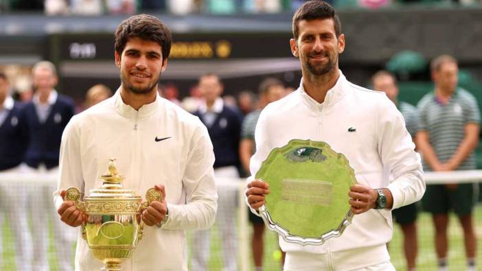 Novak Djokovic ve Carlos Alcaraz finali karada göründü