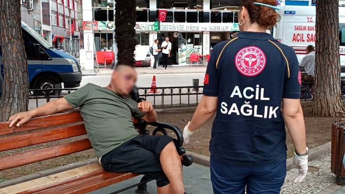 Anıtpark'ta yine sarhoş vakası: Bıçaklanan sarhoş hastaneye kaldırıldı