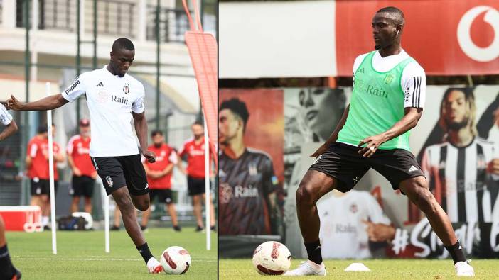 Beşiktaş'ta Eric Bailly, takımla ilk antrenmanına çıktı