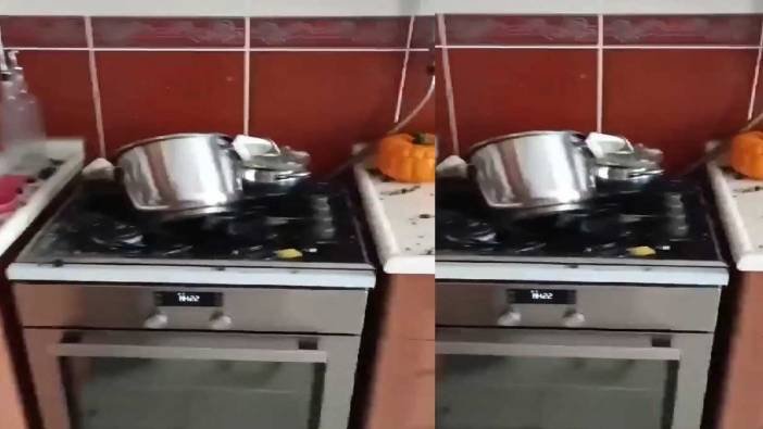 Düdüklü tencere bomba gibi patladı! 1 yaralı