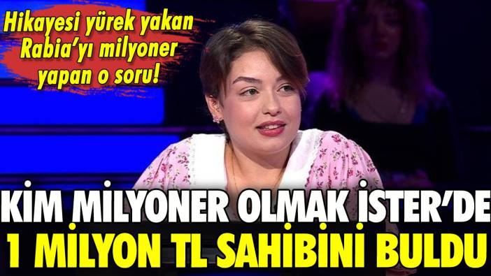 Kim Milyoner Olmak İster'de 1 milyonluk ödül sahibini buldu