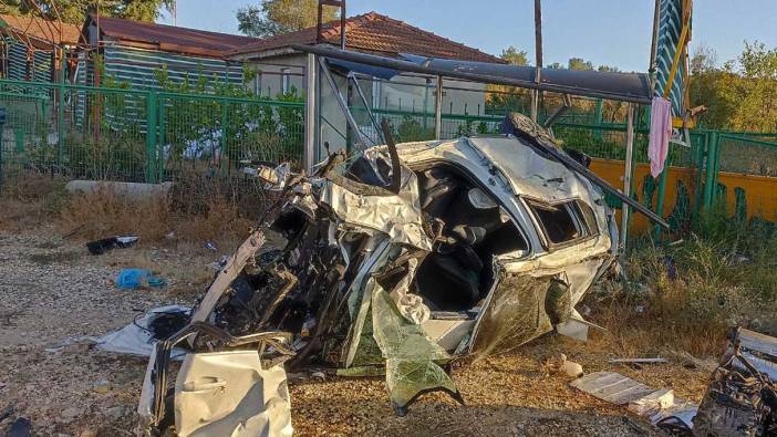 Tekirdağ’da takla atıp durağa dalan otomobilde; 1 ölü, 1 yaralı