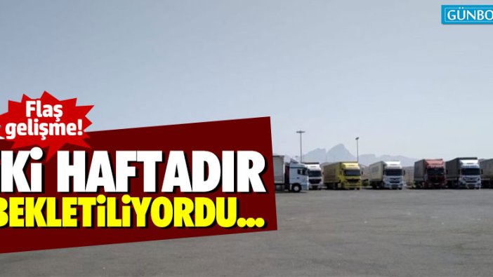 Suudi Arabistan'da bekletilen Türk tırlarına izin verildi