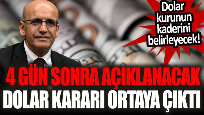 Merkez Bankası'nın 4 gün sonra açıklayacağı faiz kararı ortaya çıktı: Dolar sahiplerinin kaderini belirleyecek!